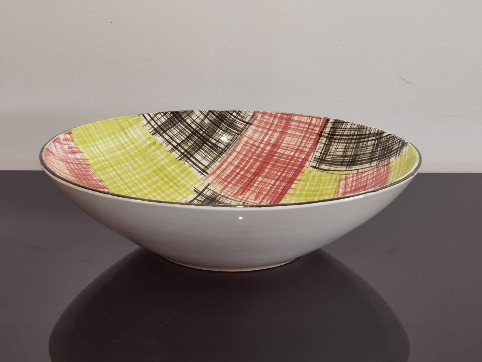 Sarreguemines promocolor France vintage hollow dish