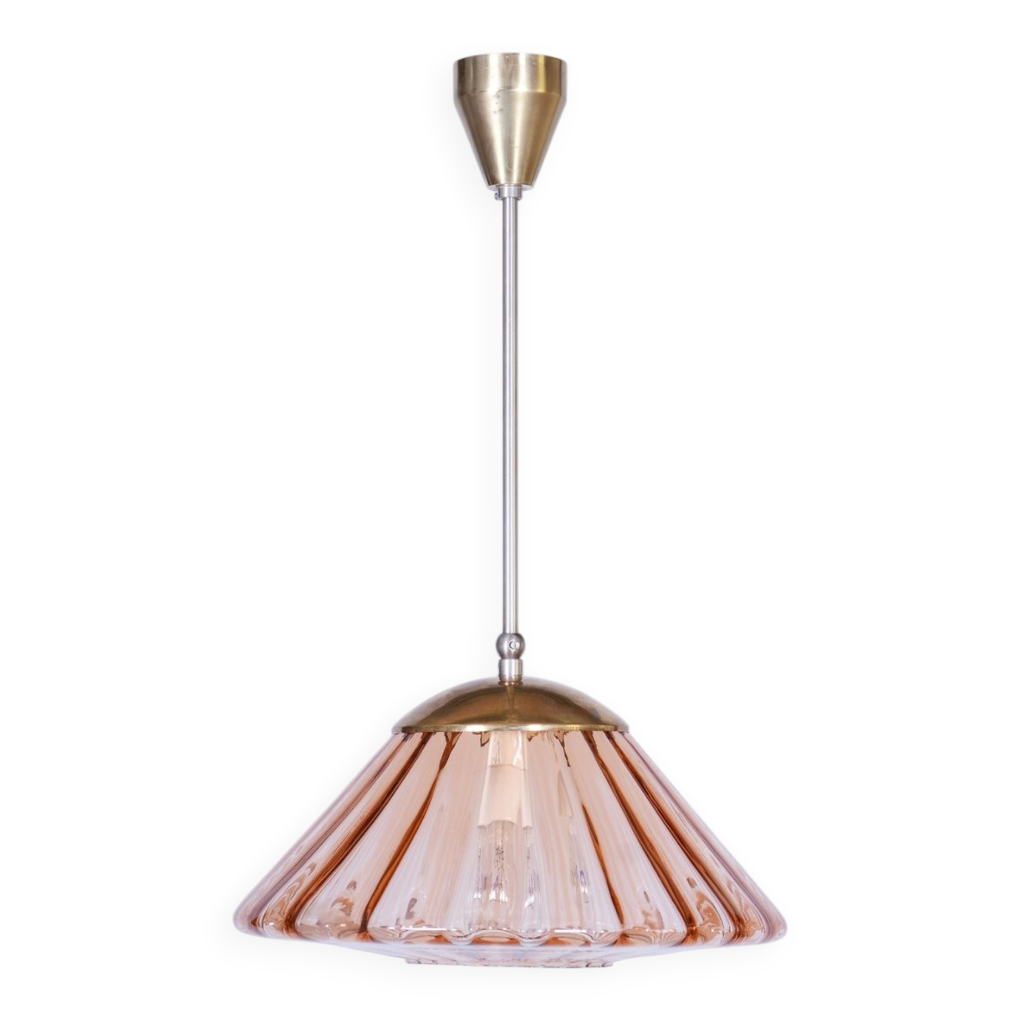 Mid-Century Modern Pendant Light by Kamenický Šenov, Czech, 1960s