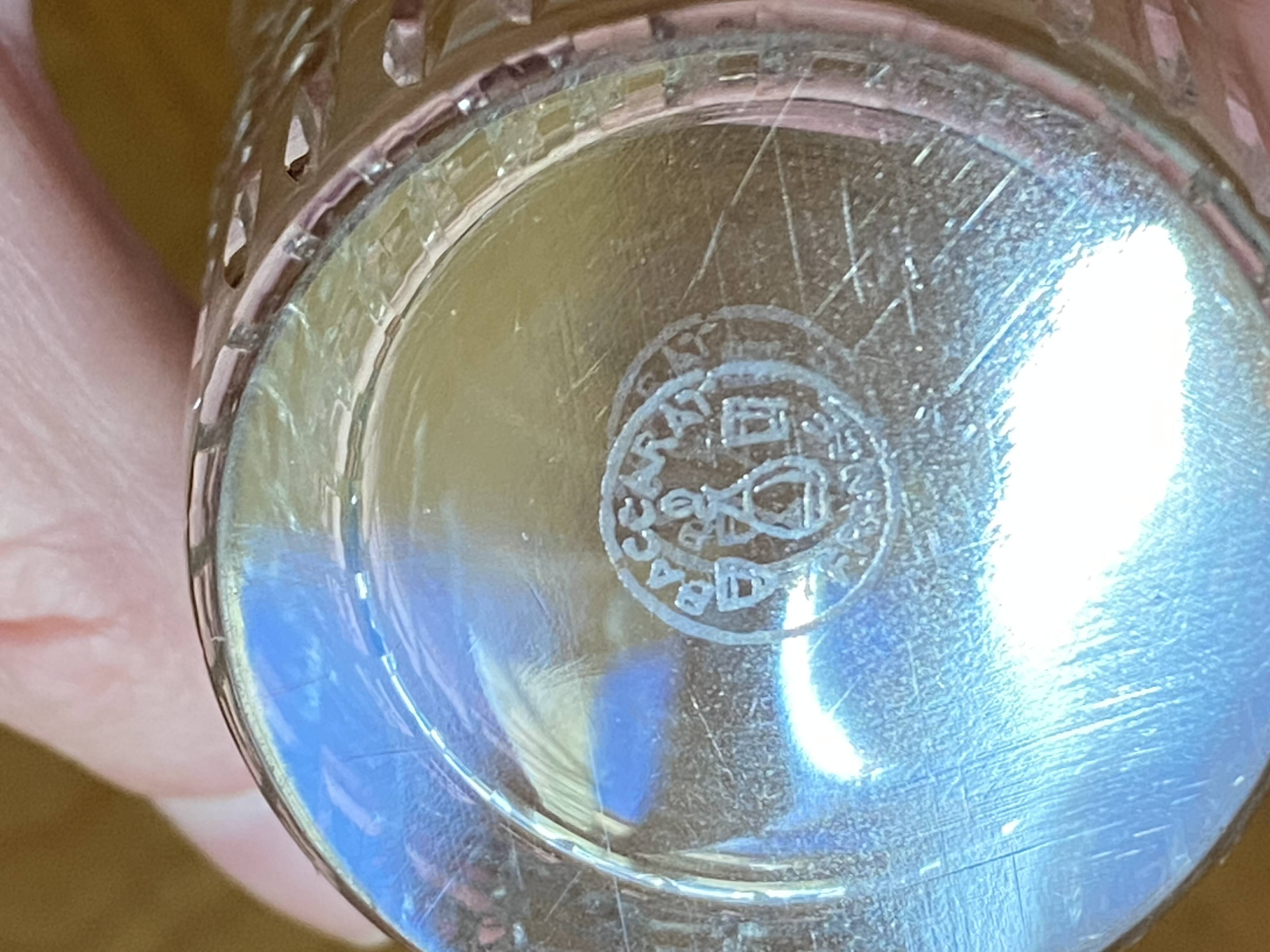 Baccarat crystal goblets