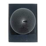 Photographie vernie/ gouache de Yvaral, 1970