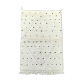 Berber carpet black peas and white diamond