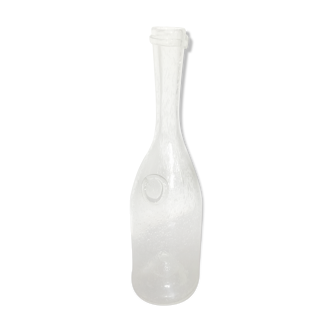 pale green blown glass decanter from the Verrerie de Biot