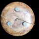 Old vintage solid wood lamp base