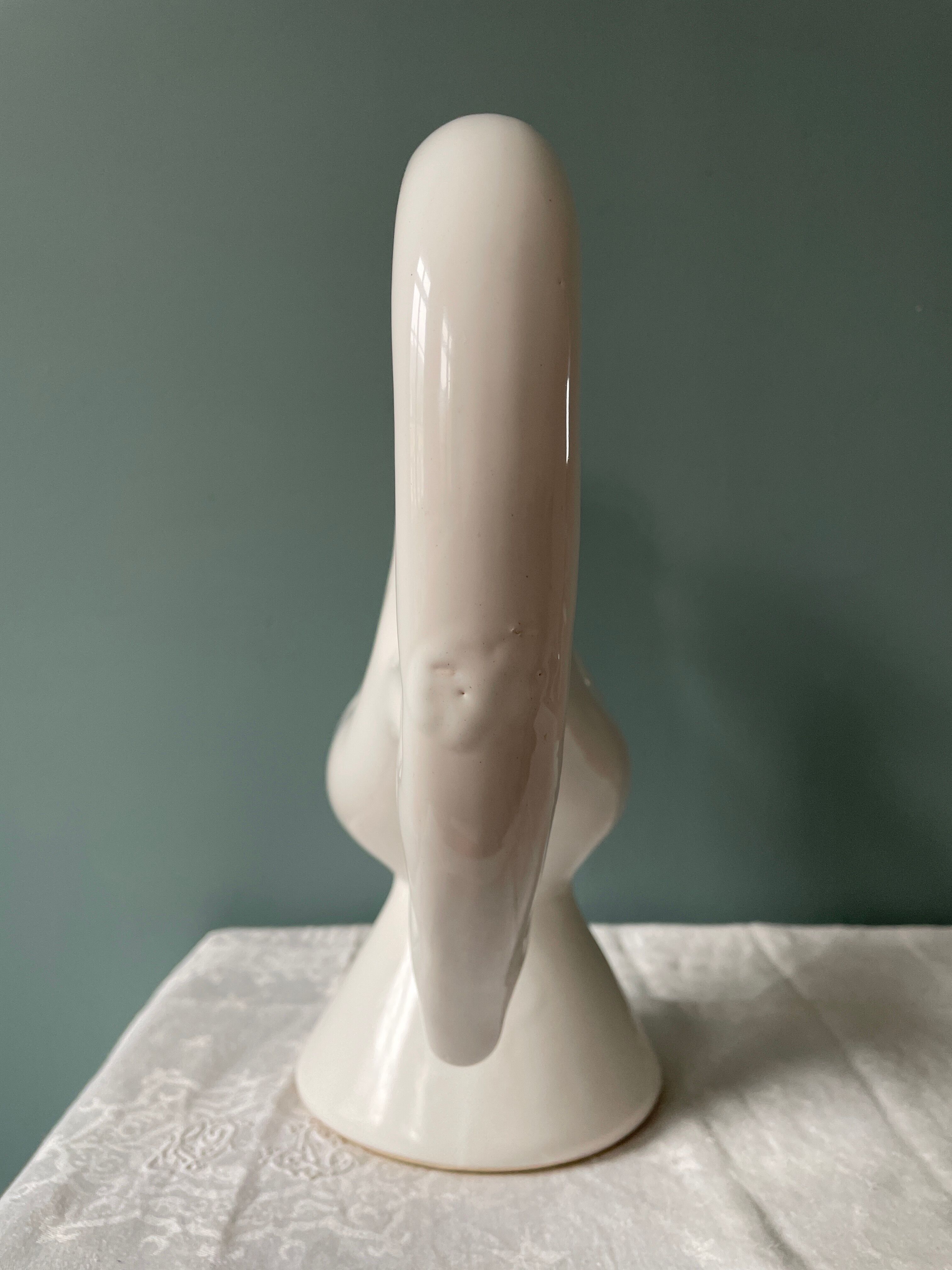 Vase Arbre à Pique-fleurs Vintage En Céramique - Mary Baker Jersey Pottery - Fait Main