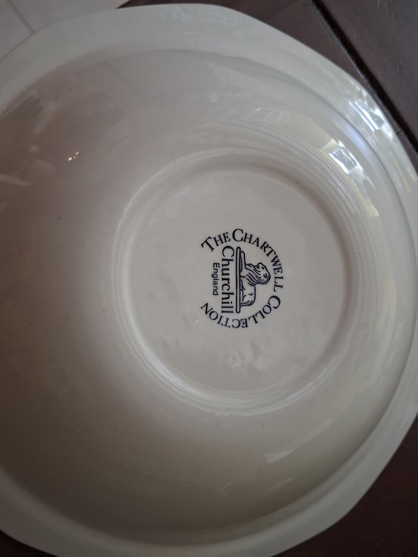 Soup plates the Chartwell Collection Churchill England