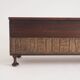 Italian brutalist rosewood chest by Santambrogio & De Berti