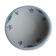 Round hollow dish Art Deco stencil decoration