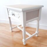 Restored side table, bedside table