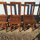 3 chairs lorraine + bench