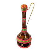 Bouteille Scoubidou et fils dorés