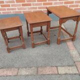 Wooden nesting table