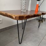 Vintage brutalist coffee table from the 60s