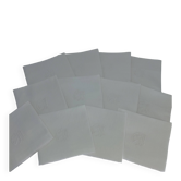 12 serviettes de table anciennes coton blanc monogramme CM