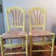 Set of 2 chairs "A garden plus" Provençal style, chic country.
