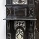 Ceremonial showcase in blackened pearwood, Napoleon III period - 1850