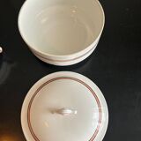 2 modernist covered dishes