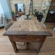 Table de ferme ancienne en Orme massif