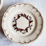 11 dessert plates Salins France