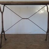 Bistro table 1900 oak tray