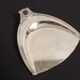 Picks crumbs, peel and table brush in silver metal