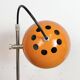 Lampe de table hongroise orange vintage d'Elektrofem, années 1970