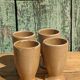 Mazagrans cups in artisanal stoneware by 4