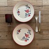 Assiettes plates Luneville