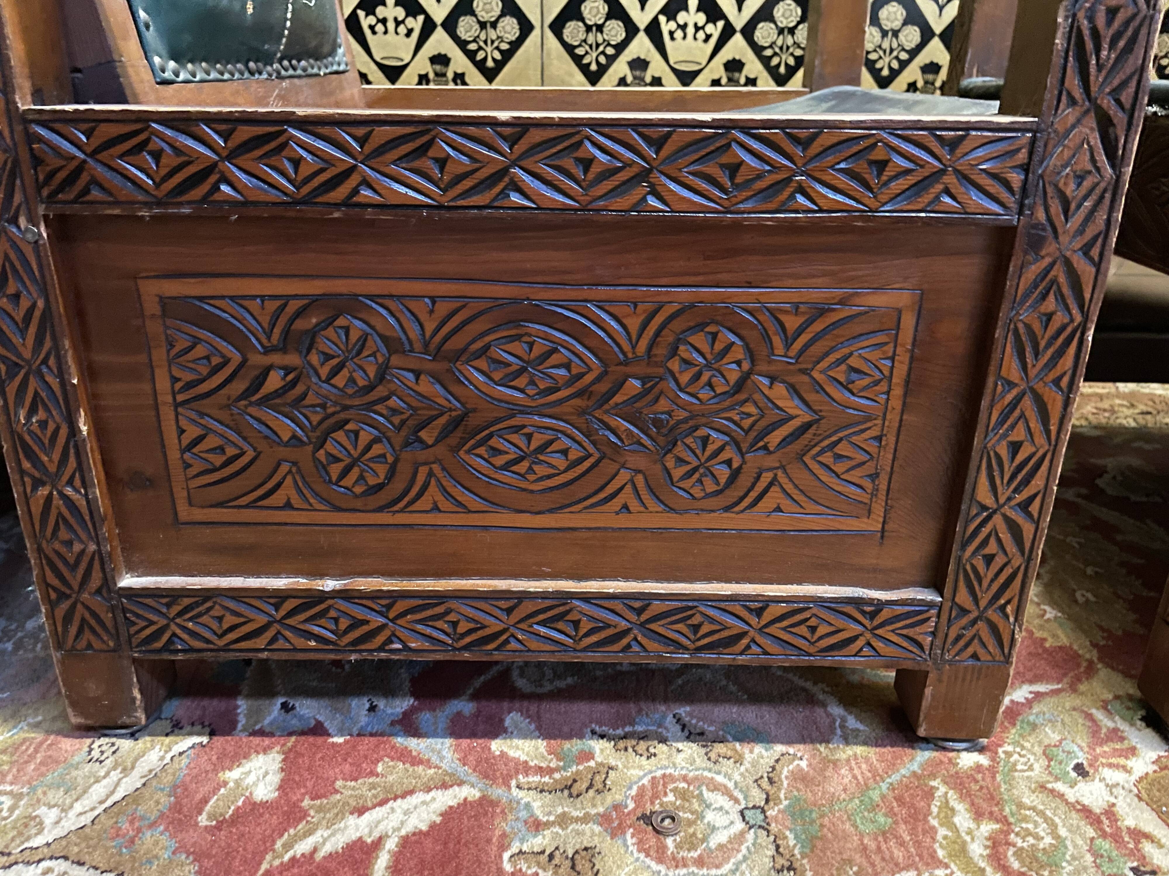 Suite of 4 Syrian style armchairs