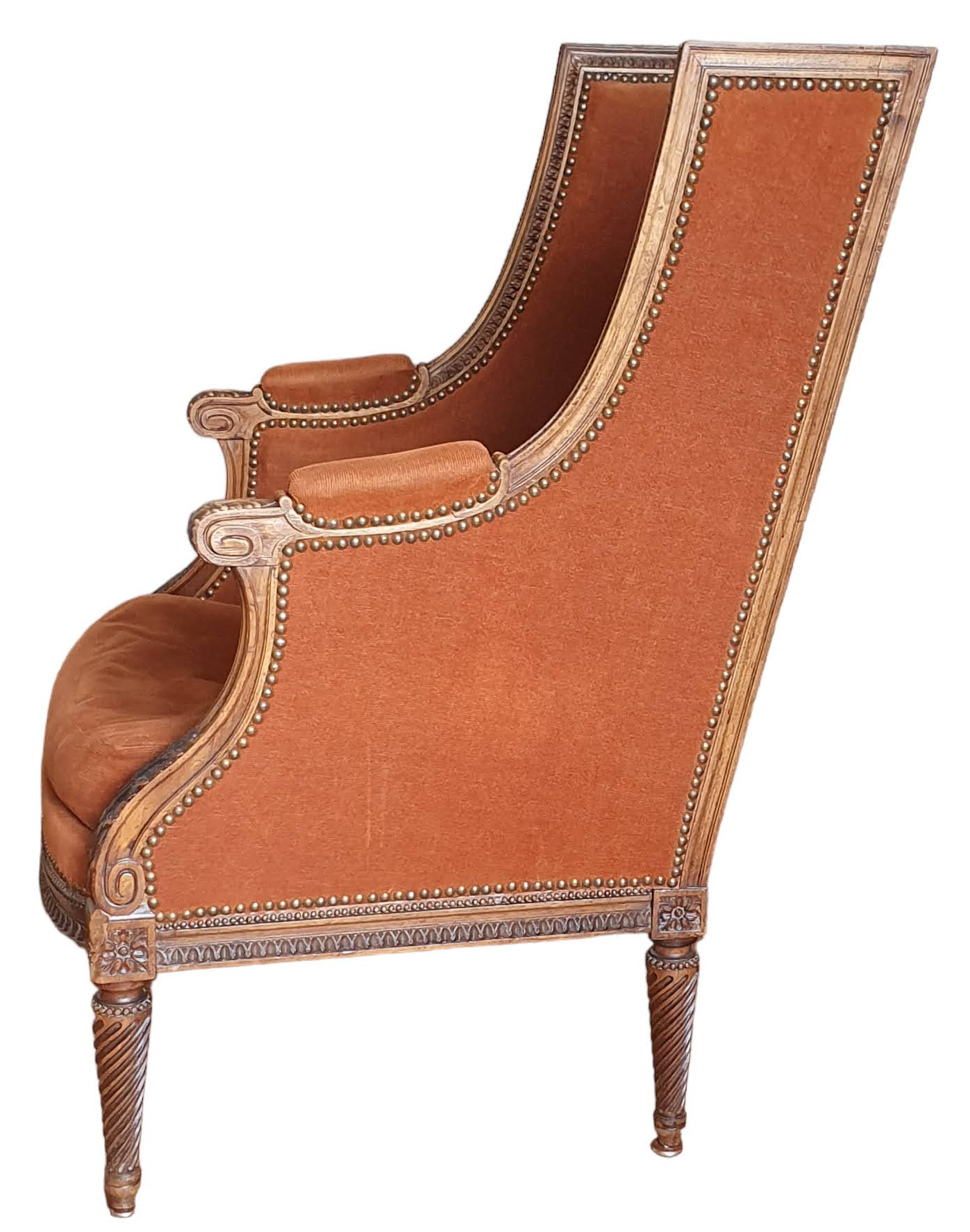 Eared shepherdess armchair