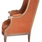 Eared shepherdess armchair