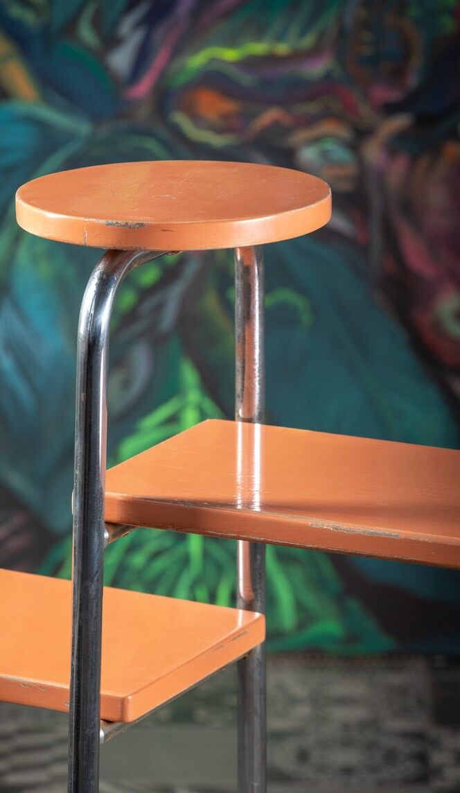 Original funkcionalism flower table model no. 1069, Vichr a spol. Prague 30ies