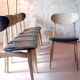 6 chaises vintage scandinave en teck années 1960