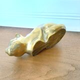 Brass cat 18cm