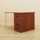 Teak desk, Danish design, 1970s, manufactured by Bornholm Møbelfabrik