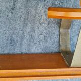 Vintage wooden and metal hook