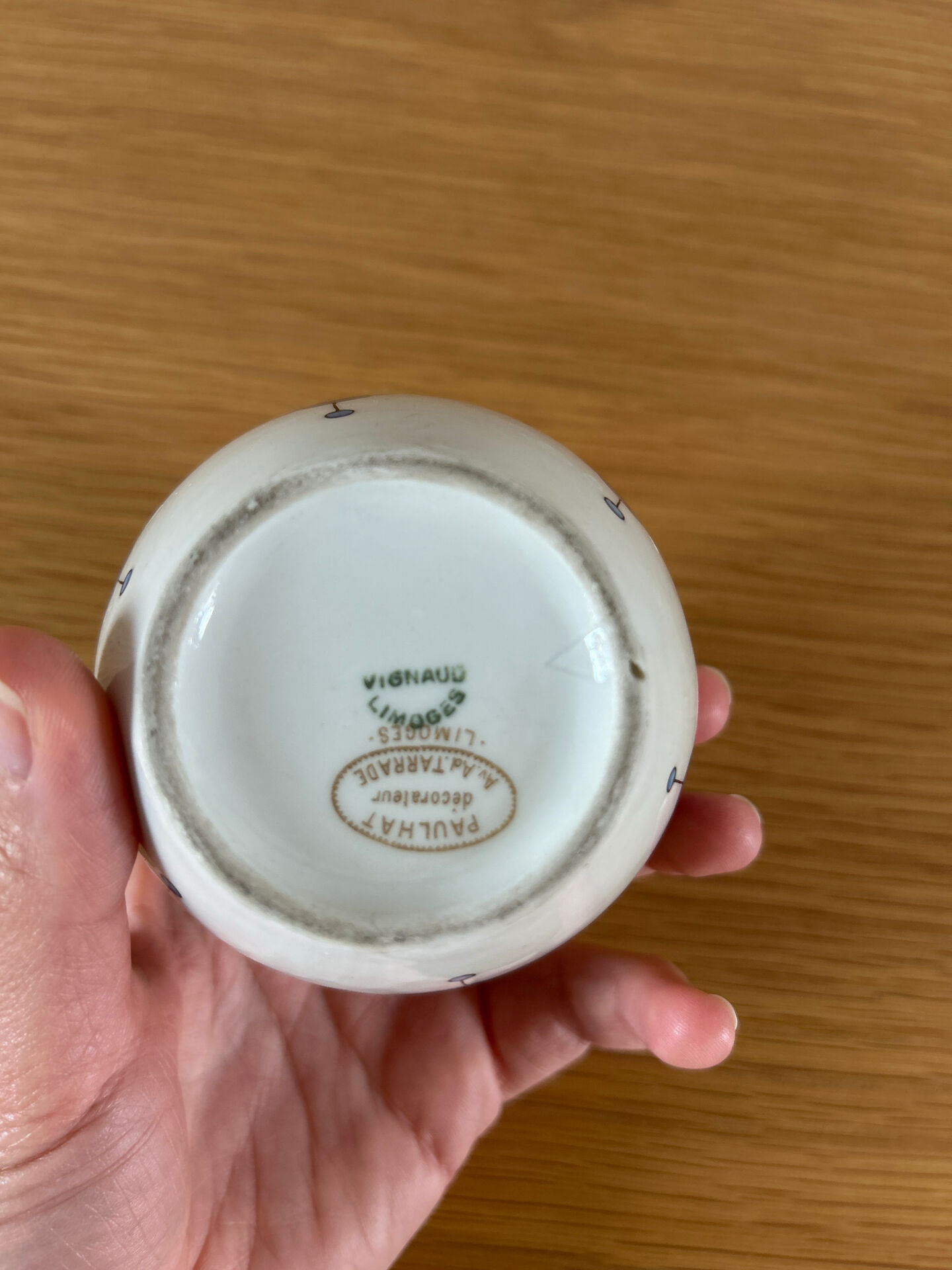 Vase Paul Hat porcelaine de Limoges
