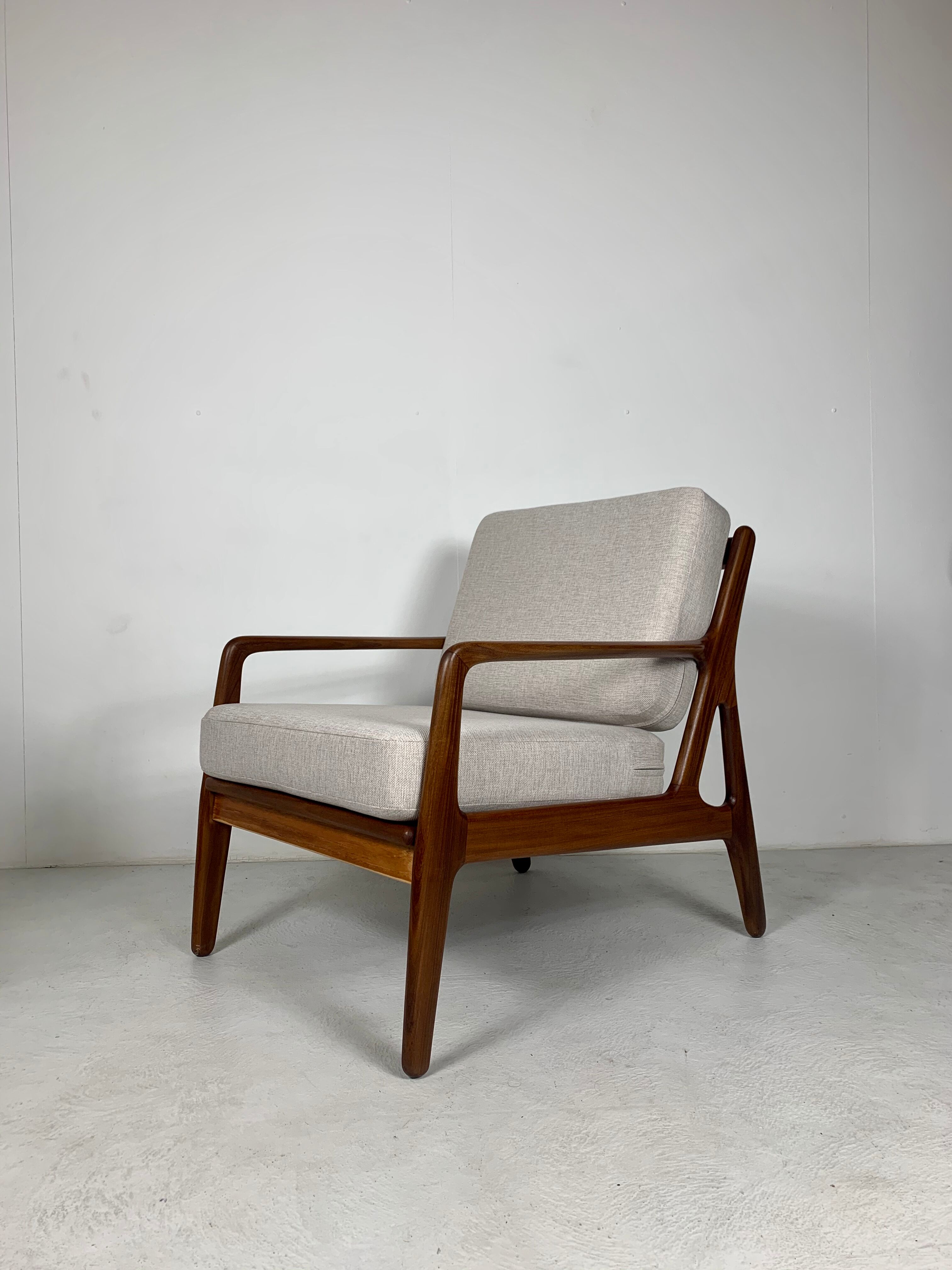Danish midcentury easy chair by Arne Vodder 1960s