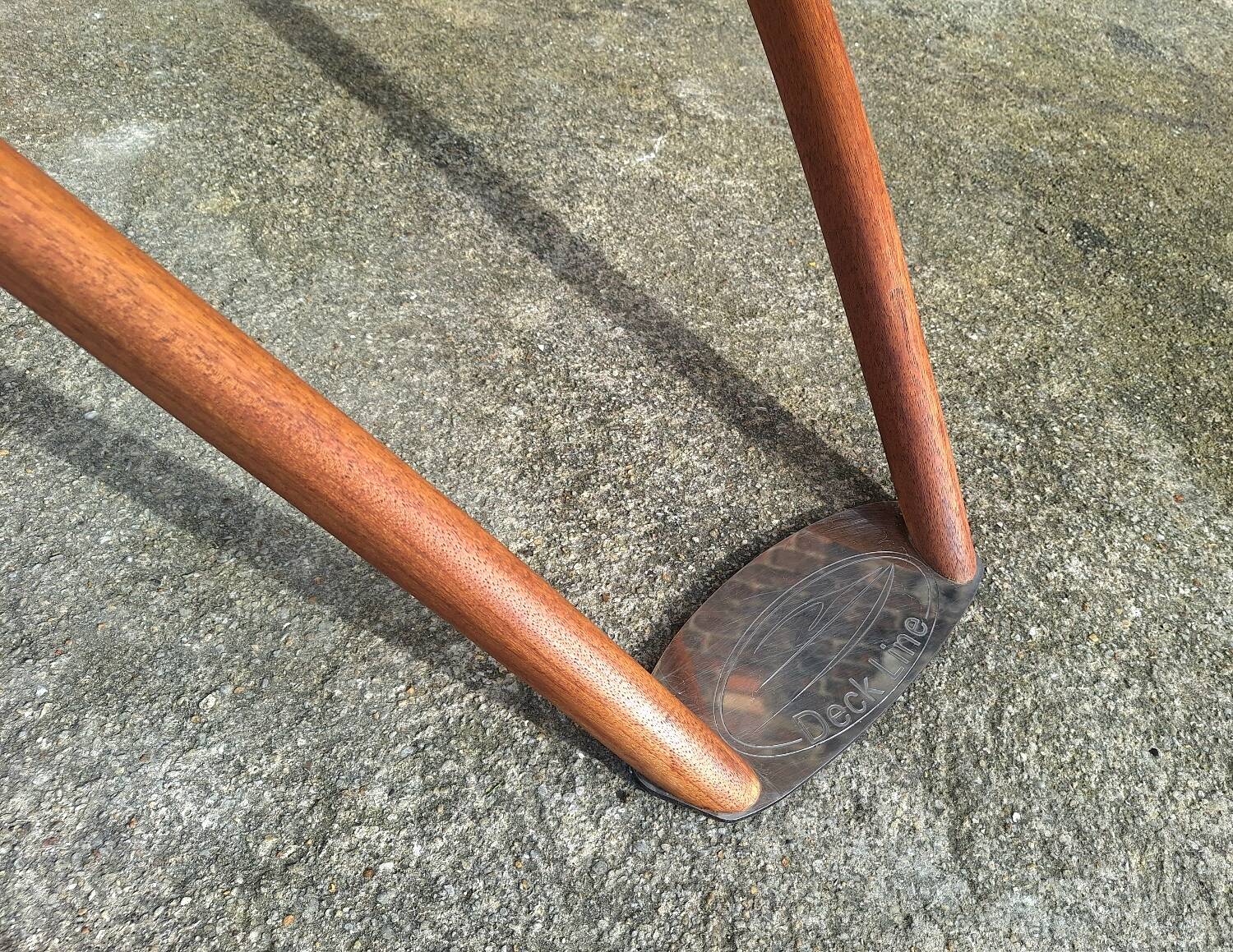 Vintage armchair, old deck chair furniture