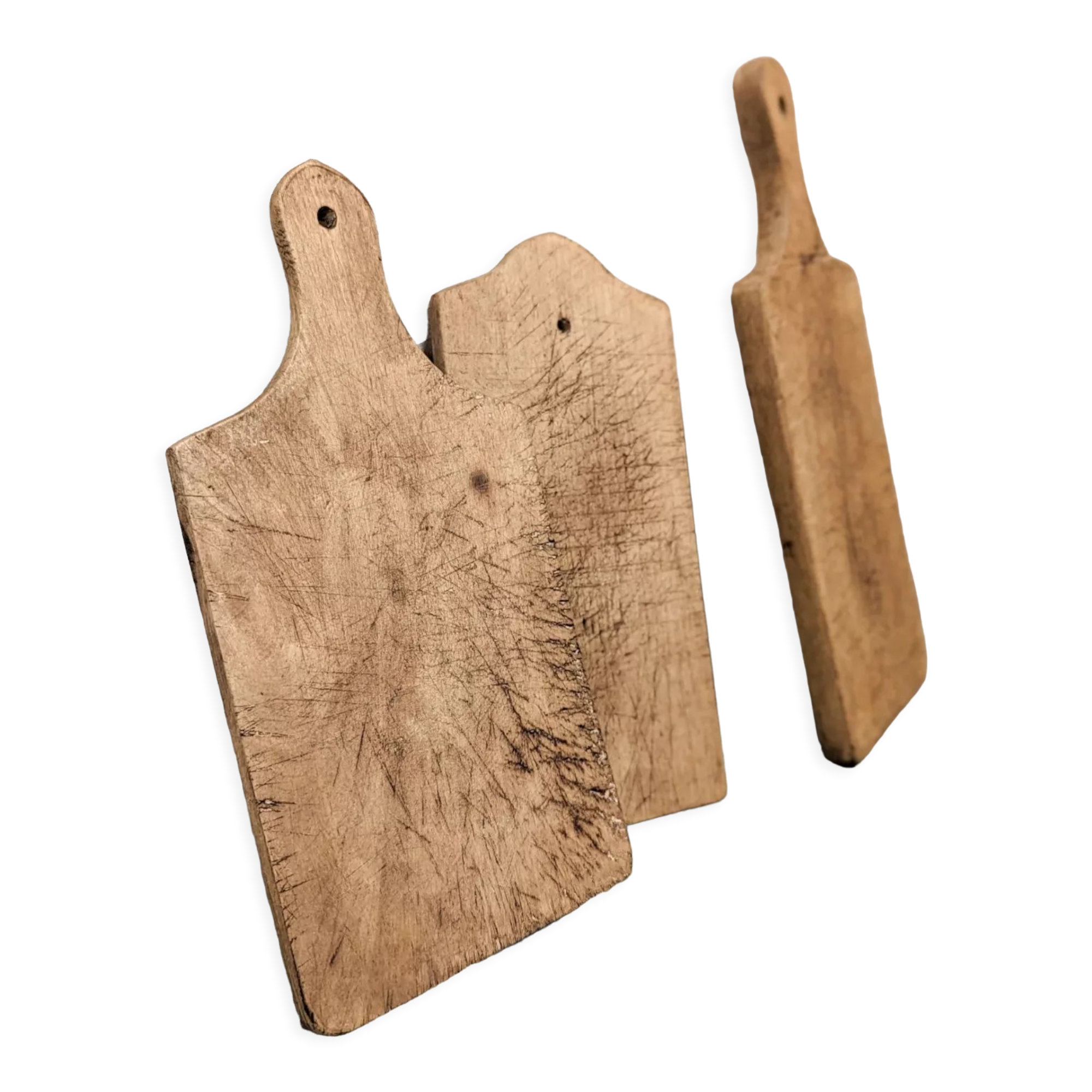 Lot de 3 planches en bois
