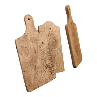 Set of 3 wooden cutting boards