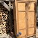 Parisian-style wardrobe, renovated wood