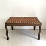 Table low vintage inlaid