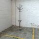 Vintage industrial coat rack