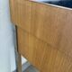 Coiffeuse scandinave vintage en teck, années 60