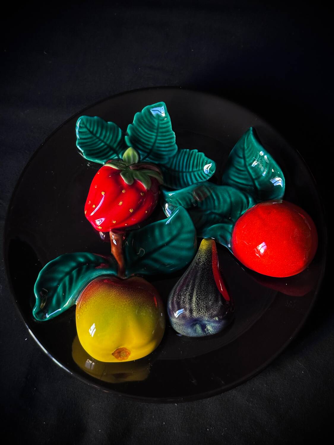 Vallauris barbotine plate Albert Ferlay