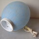 Lamp big egg in blue glass paste deco office living room