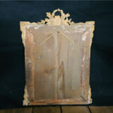 Old gilded mirror louis XV style - 72x53cm