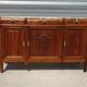 Art Deco sideboard in walnut with a marble top