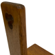 Vintage Spanish chair / stool 70s design brutalist