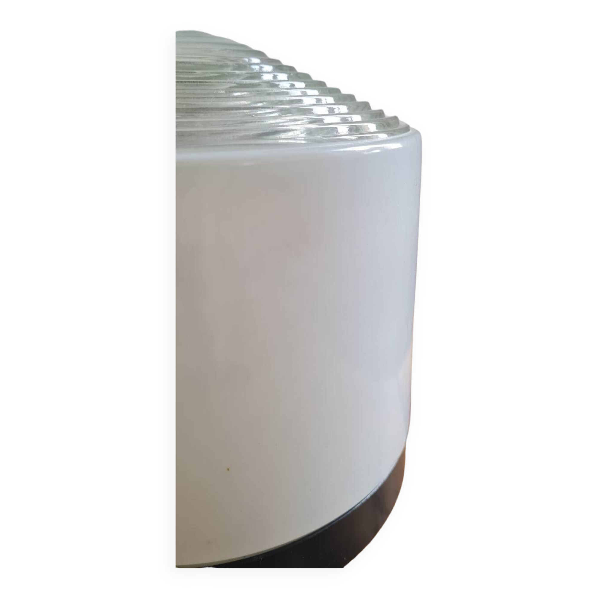 Art deco holophane wall light